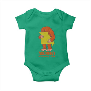 Missouri Cryptid Local Legend Baby Onesie Momo The Monster Lover Graphic TS12 Irish Green Print Your Wear