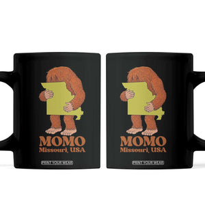 Missouri Cryptid Local Legend Coffee Mug Momo The Monster Lover Graphic TS12 Black Print Your Wear