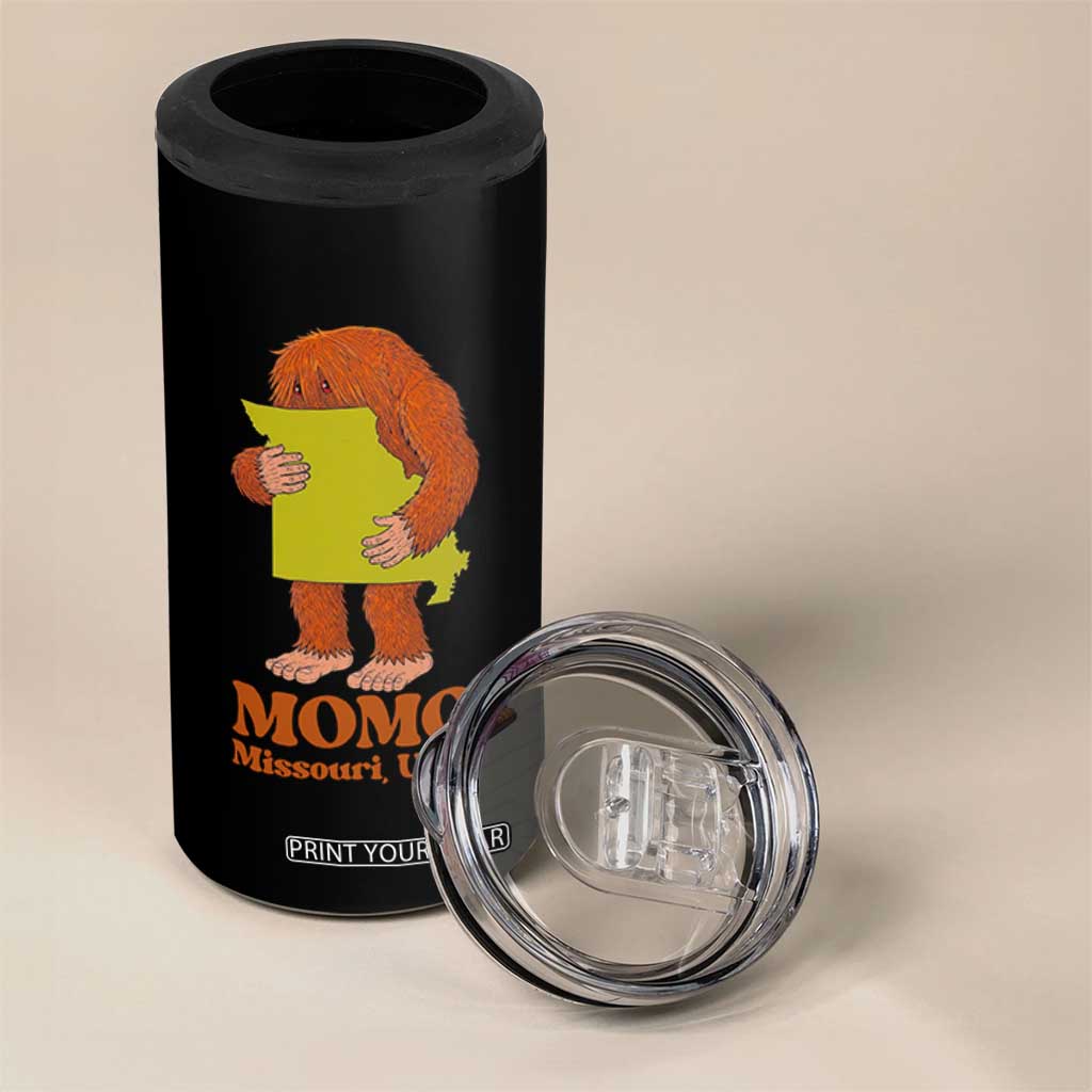 Missouri Cryptid Local Legend 4 in 1 Can Cooler Tumbler Momo The Monster Lover Graphic TS12 Print Your Wear