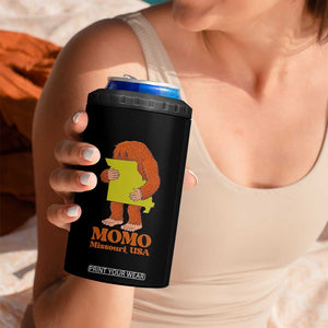 Missouri Cryptid Local Legend 4 in 1 Can Cooler Tumbler Momo The Monster Lover Graphic TS12 Print Your Wear