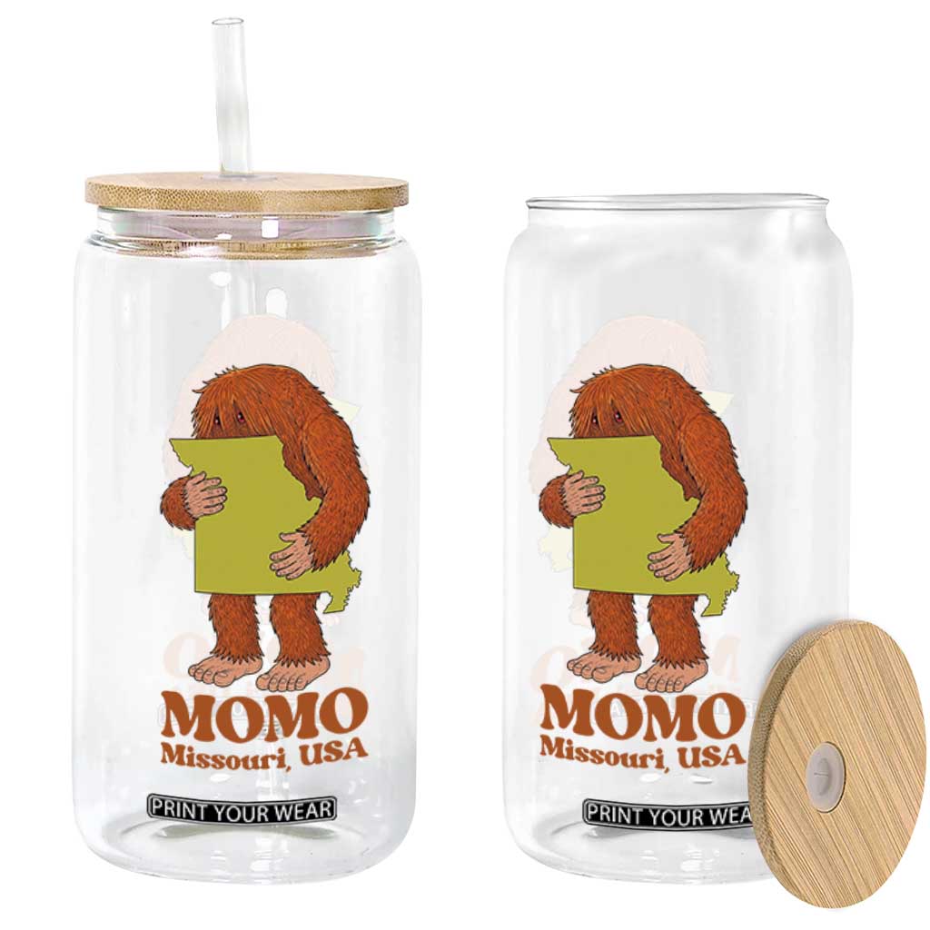 Missouri Cryptid Local Legend Glass Can Momo The Monster Lover Graphic TS12 Print Your Wear