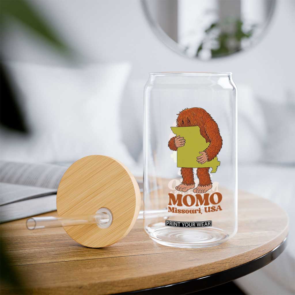 Missouri Cryptid Local Legend Glass Can Momo The Monster Lover Graphic TS12 Print Your Wear