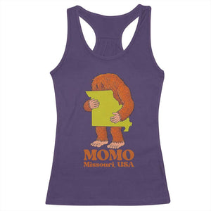 Missouri Cryptid Local Legend Racerback Tank Top Momo The Monster Lover Graphic TS12 Purple Print Your Wear