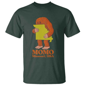 Missouri Cryptid Local Legend T Shirt Momo The Monster Lover Graphic TS12 Dark Forest Green Print Your Wear