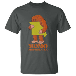 Missouri Cryptid Local Legend T Shirt Momo The Monster Lover Graphic TS12 Dark Heather Print Your Wear