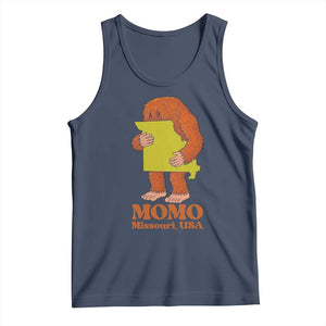 Missouri Cryptid Local Legend Tank Top Momo The Monster Lover Graphic TS12 Navy Print Your Wear