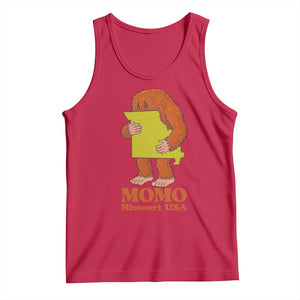 Missouri Cryptid Local Legend Tank Top Momo The Monster Lover Graphic TS12 Red Print Your Wear