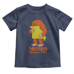 Missouri Cryptid Local Legend Toddler T Shirt Momo The Monster Lover Graphic TS12 Navy Print Your Wear