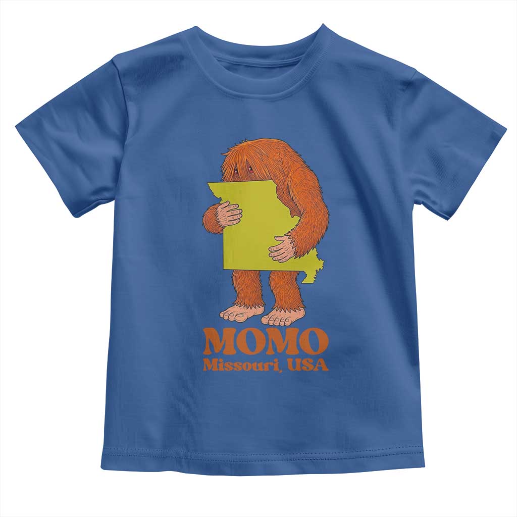 Missouri Cryptid Local Legend Toddler T Shirt Momo The Monster Lover Graphic TS12 Royal Blue Print Your Wear