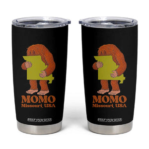 Missouri Cryptid Local Legend Tumbler Cup Momo The Monster Lover Graphic TS12 Black Print Your Wear