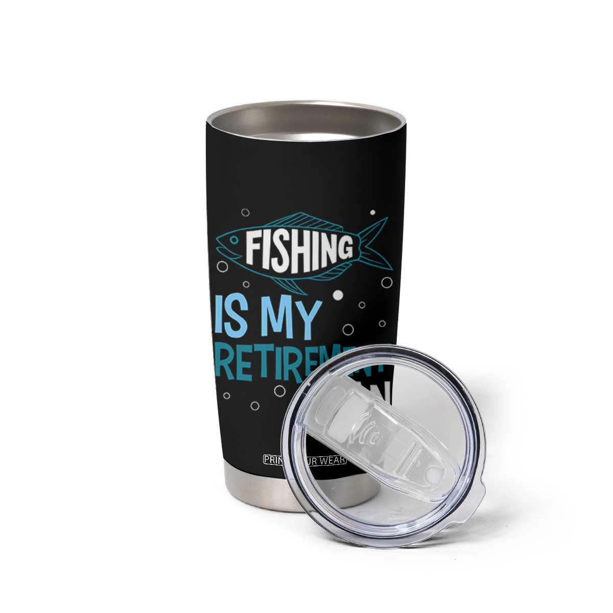 Fishing Is My Retirement Plan Tumbler Cup Perfect For Retirees And Fishing Lovers TS12 Print Your Wear