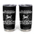 Dog Lover Tumbler Cup I Plan On Walking My Golden Retriever Retirement TS12 Black Print Your Wear