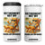 Funny Retirement Cat 4 in 1 Can Cooler Tumbler Retired Not My Problem Anymore Chill Beach Vibes TS12 One Size: 16 oz White Print Your Wear