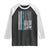 Funny Retired Police Officer Raglan Shirt Patriotic Flag With Handcuffs TS12 Black White Print Your Wear