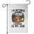 Retirement Camp Gift Garden Flag I Am Retired Going Camping Is My Job TS12 White Print Your Wear