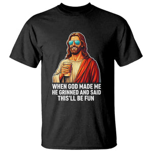 Funny Religious Jesus T Shirt Wait Im Goated TS12 Black Print Your Wear