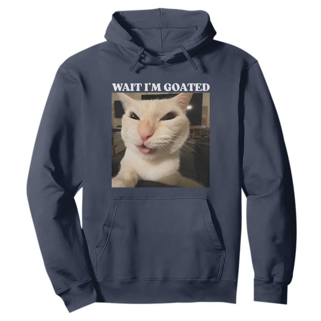 Funny Cat Meme Lover Hoodie TS12 Navy Print Your Wear
