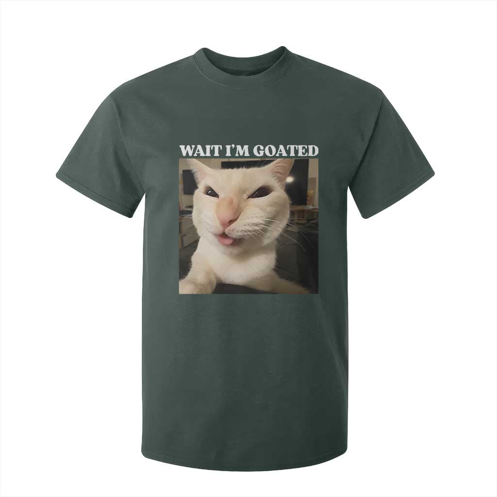 Funny Cat Meme Lover T Shirt For Kid TS12 Dark Forest Green Print Your Wear