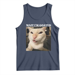 Funny Cat Meme Lover Tank Top TS12 Navy Print Your Wear