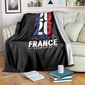 Vintage France Soccer Fan Throw Blanket French Football Pride 2026 TS12 Print Your Wear