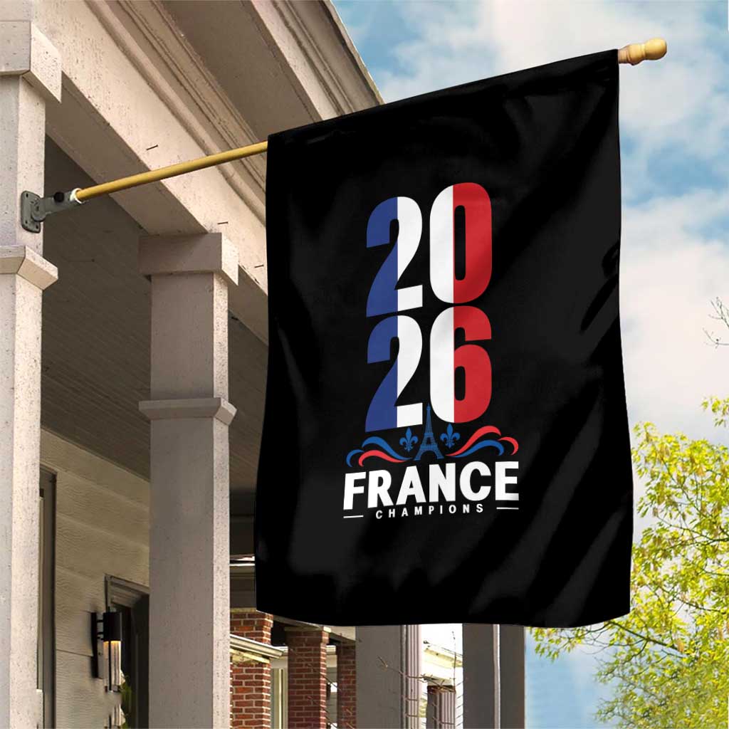 Vintage France Soccer Fan Garden Flag French Football Pride 2026 TS12 Print Your Wear