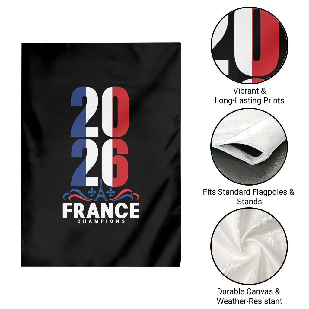 Vintage France Soccer Fan Garden Flag French Football Pride 2026 TS12 Print Your Wear