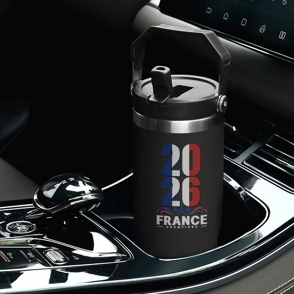 Vintage France Soccer Fan Flip Straw Tumbler French Football Pride 2026 TS12 Print Your Wear