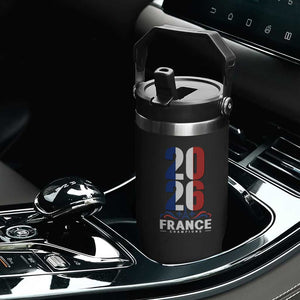 Vintage France Soccer Fan Flip Straw Tumbler French Football Pride 2026 TS12 Print Your Wear