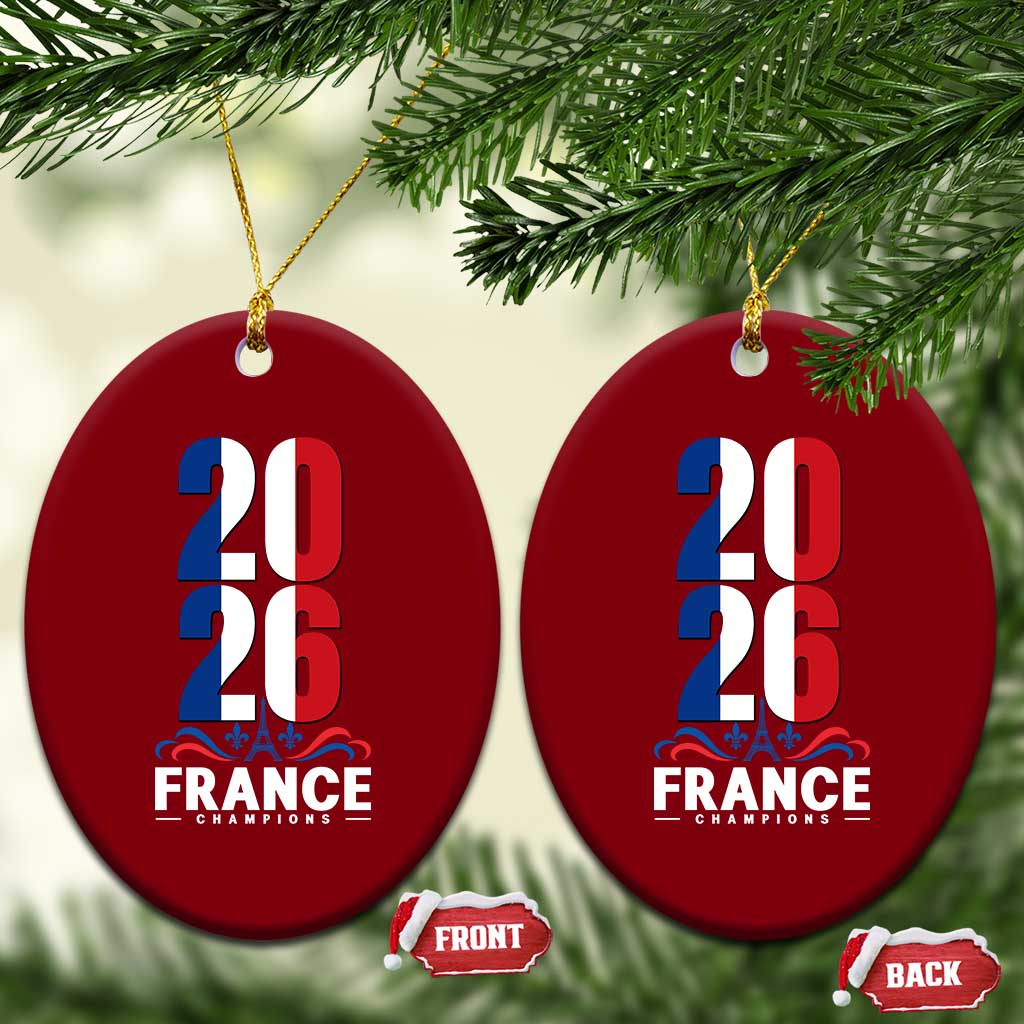 Vintage France Soccer Fan Ceramic Ornament French Football Pride 2026 TS12 Print Your Wear