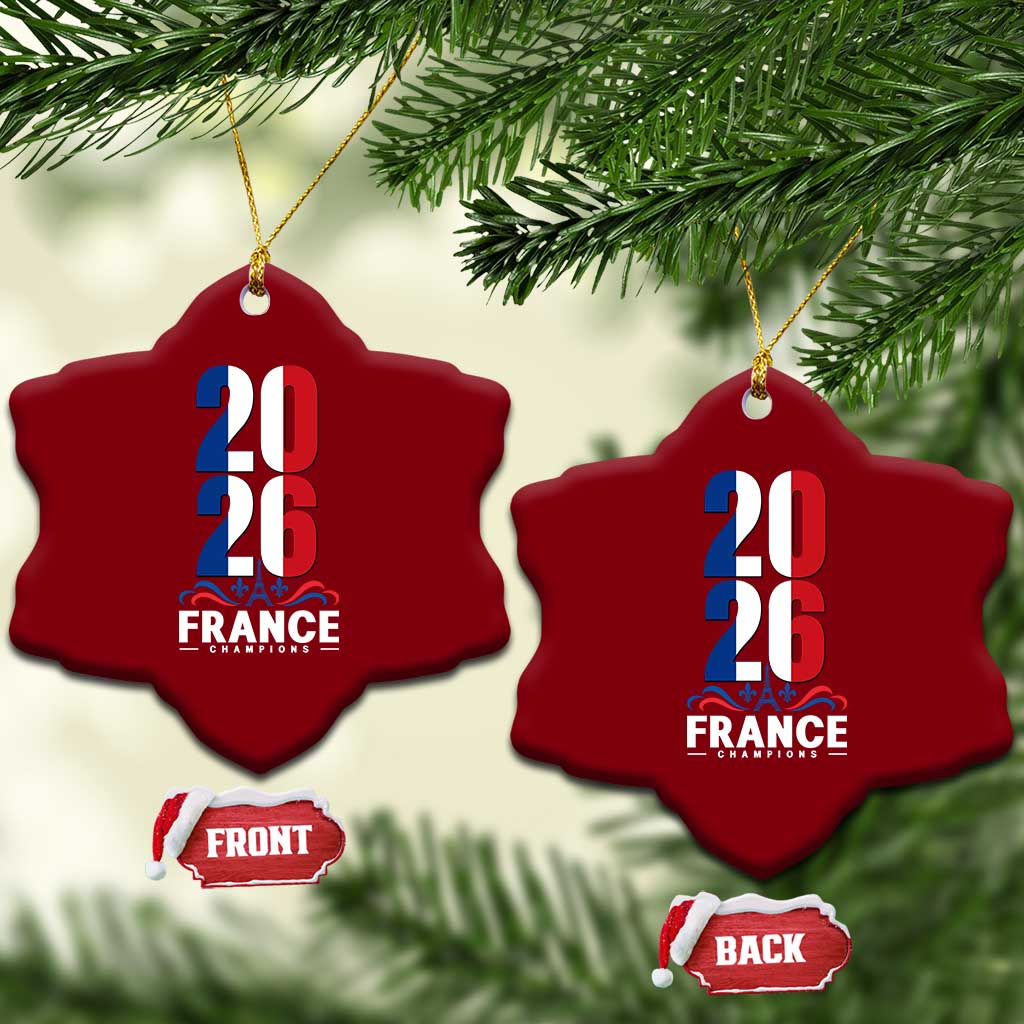 Vintage France Soccer Fan Ceramic Ornament French Football Pride 2026 TS12 Print Your Wear