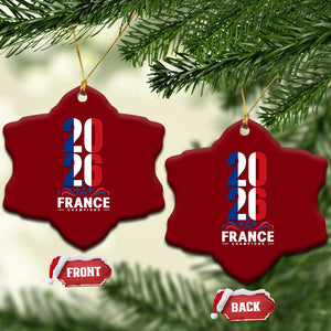 Vintage France Soccer Fan Ceramic Ornament French Football Pride 2026 TS12 Print Your Wear