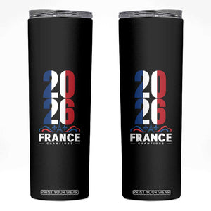 Vintage France Soccer Fan Skinny Tumbler French Football Pride 2026 TS12 Black Print Your Wear