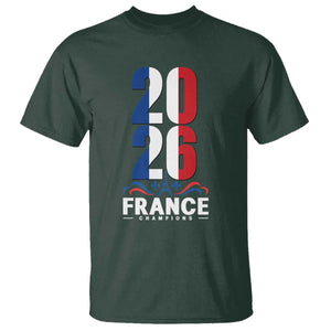 Vintage France Soccer Fan T Shirt French Football Pride 2026 TS12 Dark Forest Green Print Your Wear