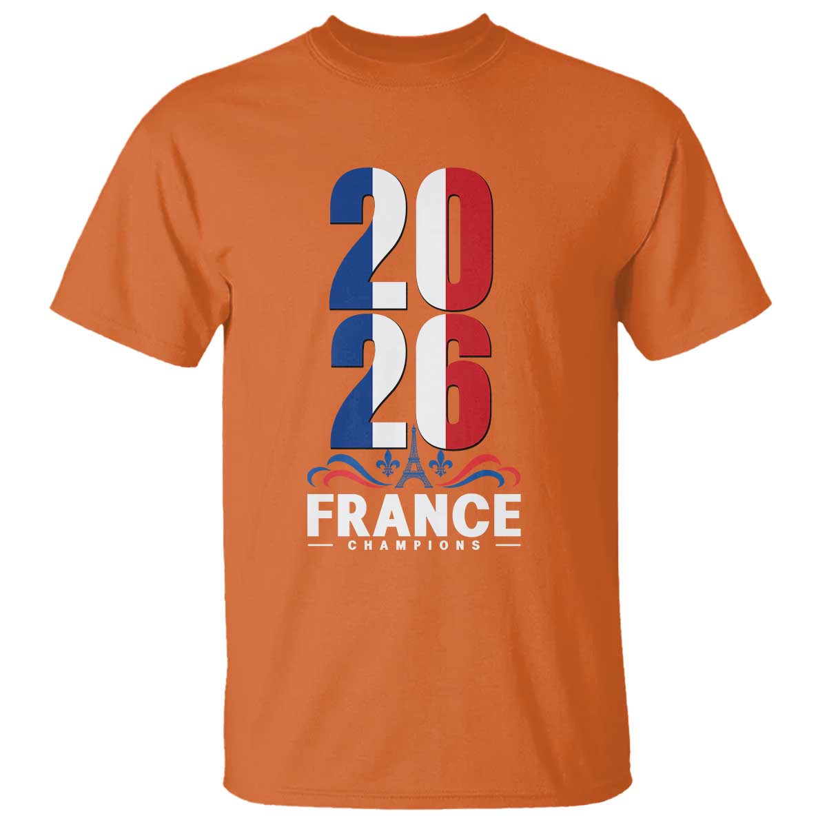 Vintage France Soccer Fan T Shirt French Football Pride 2026 TS12 Orange Print Your Wear