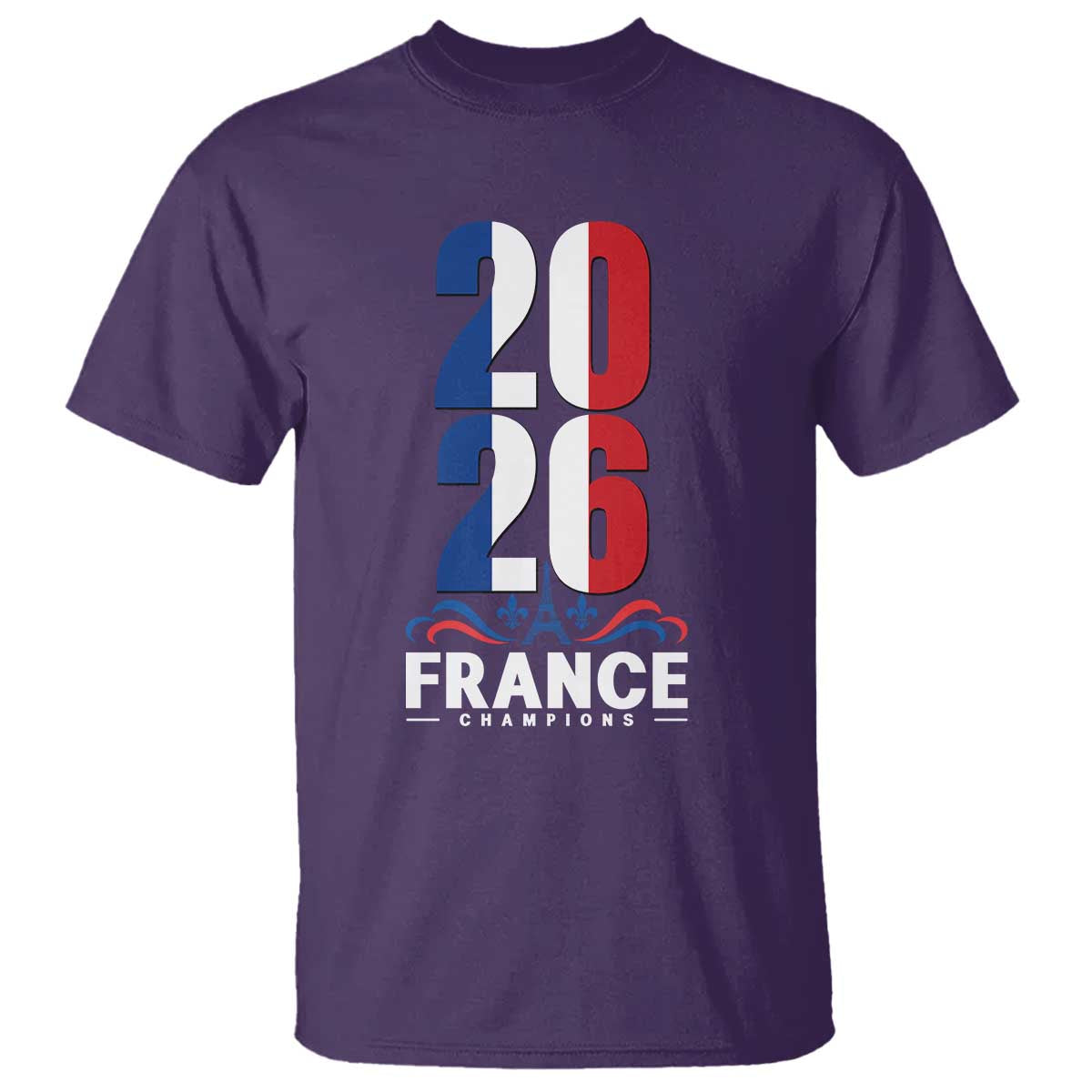 Vintage France Soccer Fan T Shirt French Football Pride 2026 TS12 Purple Print Your Wear