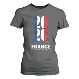 Vintage France Soccer Fan T Shirt For Women French Football Pride 2026 TS12 Dark Heather Print Your Wear