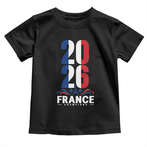 Vintage France Soccer Fan Toddler T Shirt French Football Pride 2026 TS12 Black Print Your Wear