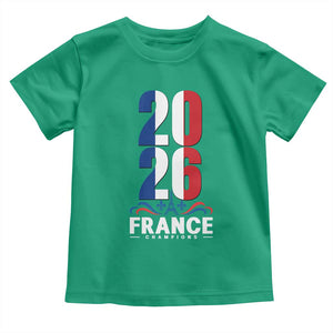 Vintage France Soccer Fan Toddler T Shirt French Football Pride 2026 TS12 Irish Green Print Your Wear