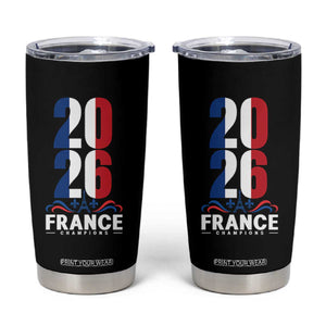 Vintage France Soccer Fan Tumbler Cup French Football Pride 2026 TS12 Black Print Your Wear