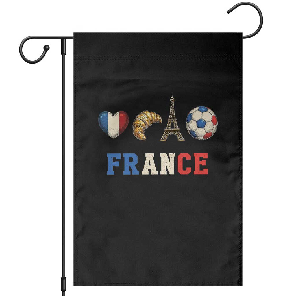French Football Fan Garden Flag France Soccer Game Day Gift TS12 Black Print Your Wear