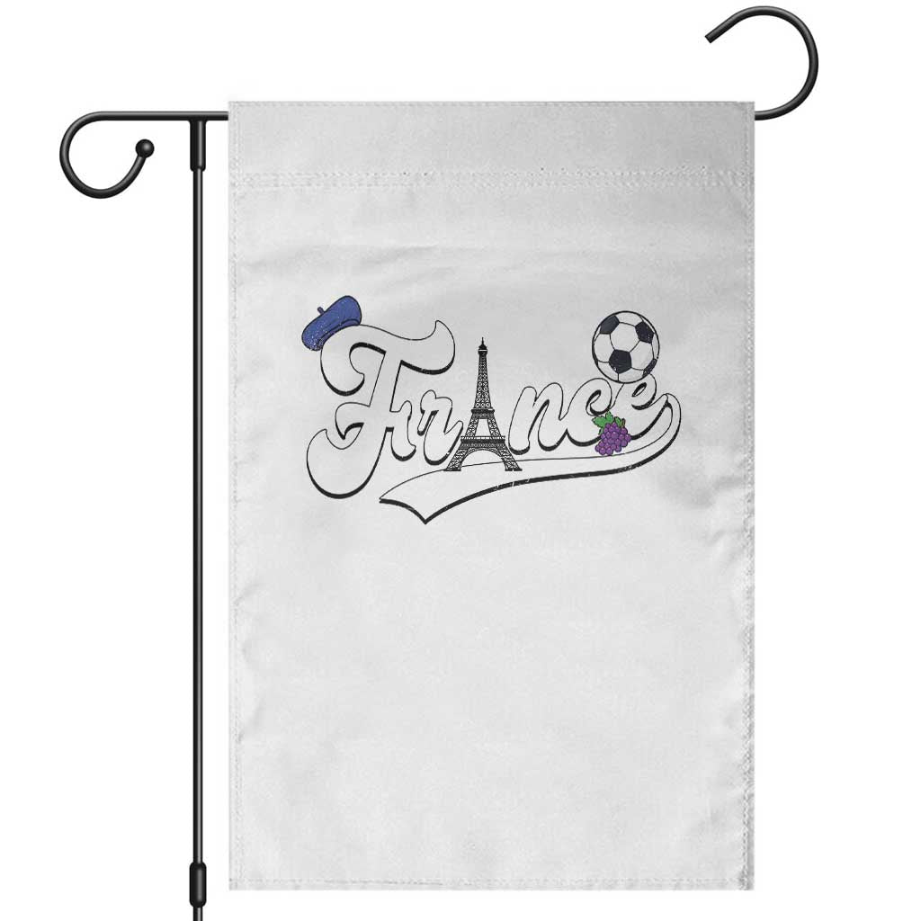 France Soccer Supporter Garden Flag Game Day French Football Gift TS12 White Print Your Wear