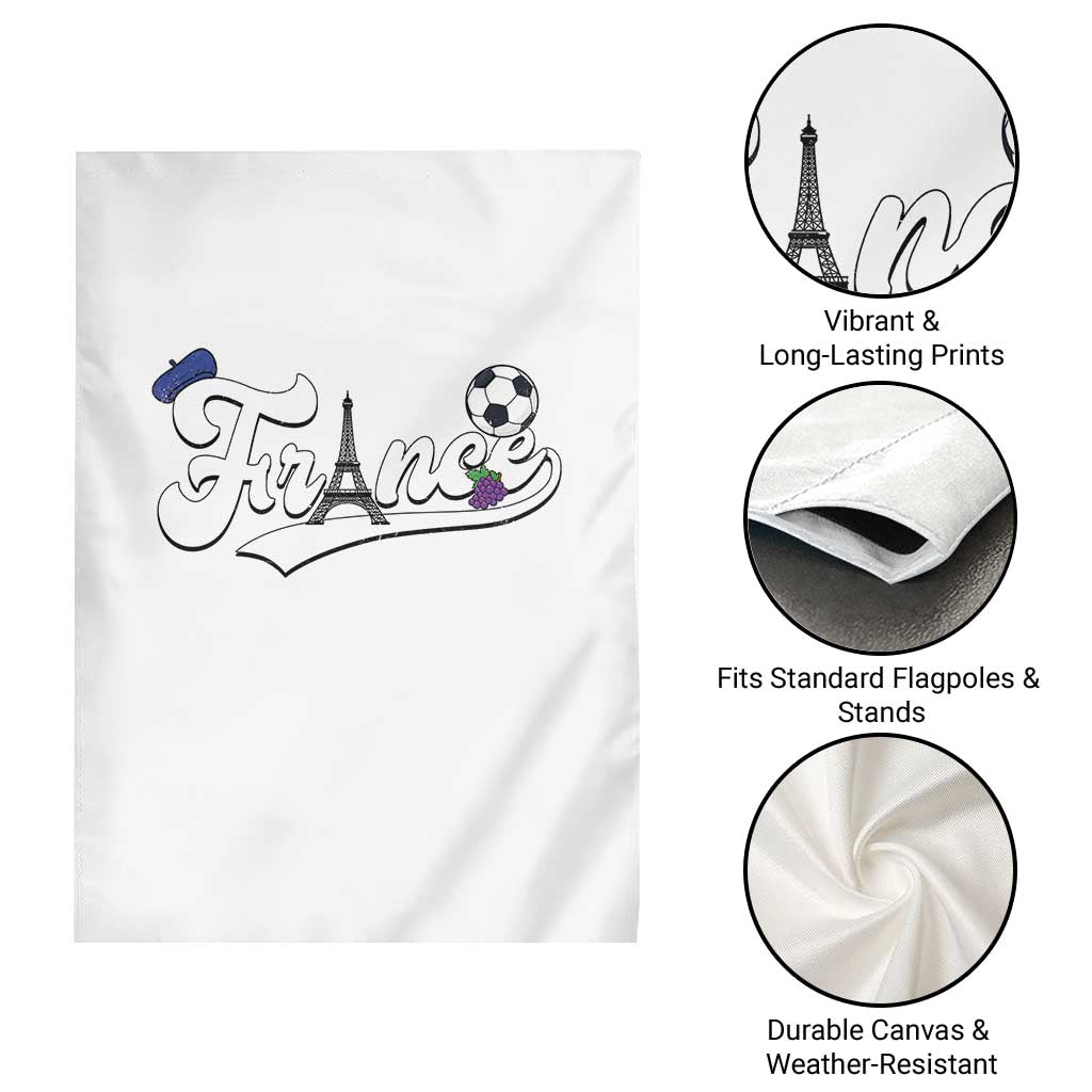 France Soccer Supporter Garden Flag Game Day French Football Gift TS12 Print Your Wear