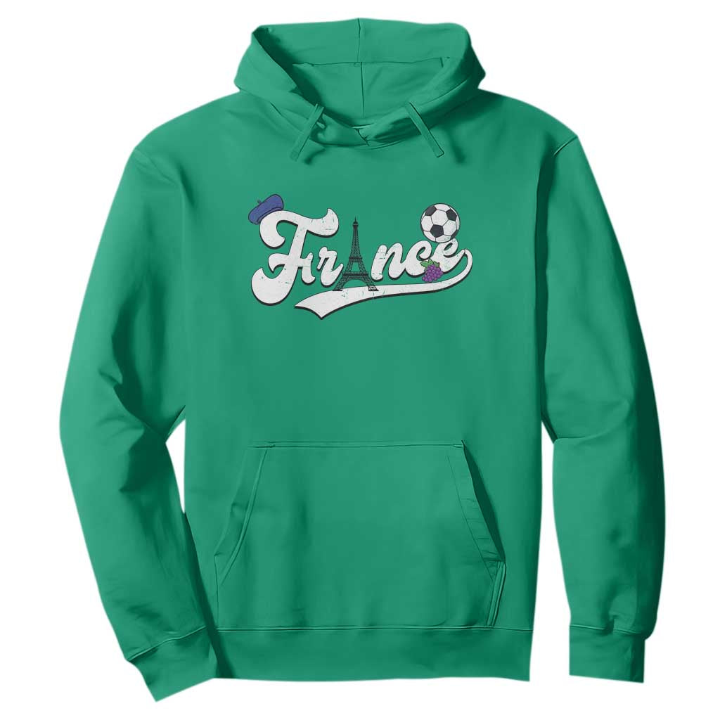 France Soccer Supporter Hoodie Game Day French Football Gift TS12 Irish Green Print Your Wear