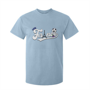France Soccer Supporter T Shirt For Kid Game Day French Football Gift TS12 Light Blue Print Your Wear