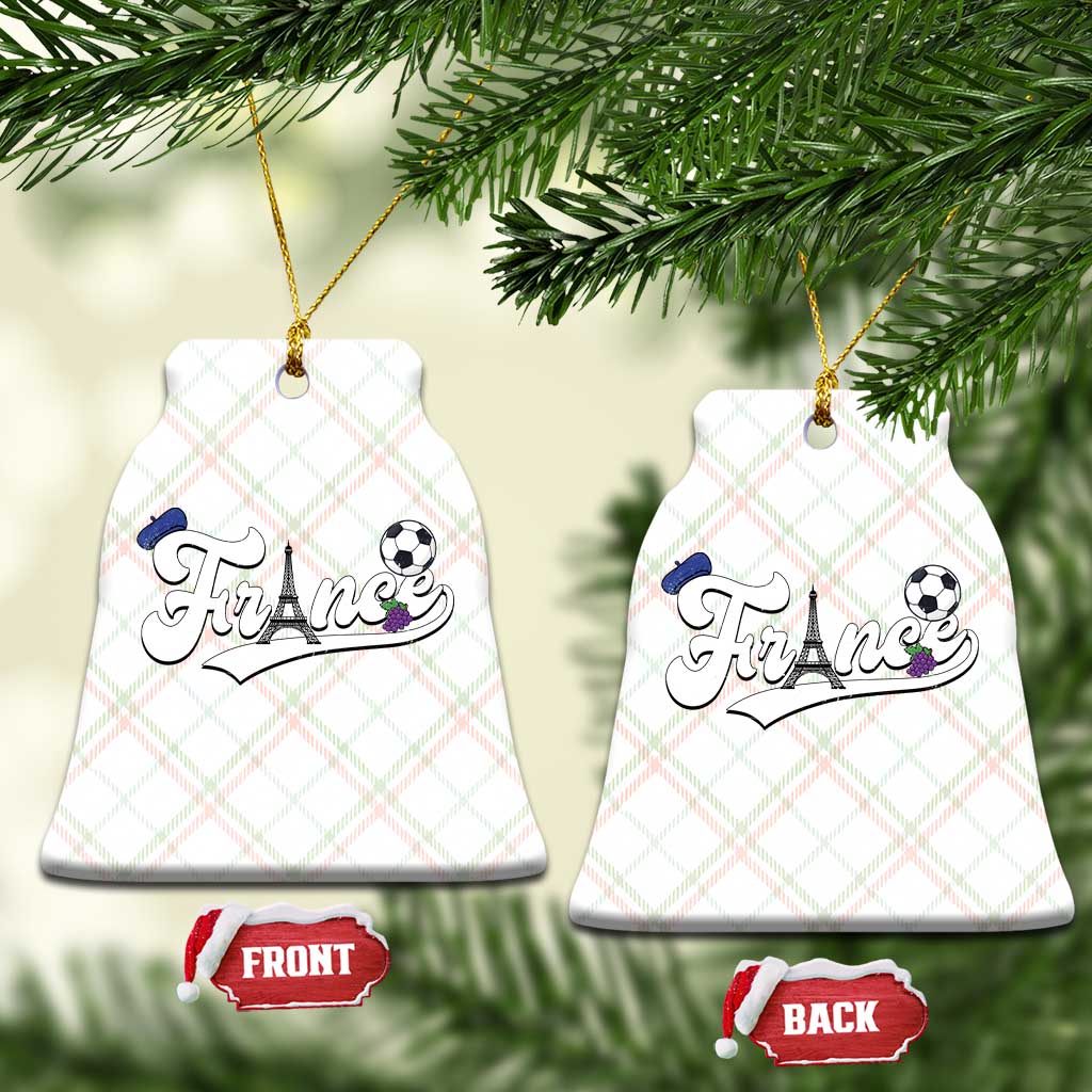 France Soccer Supporter Ceramic Ornament Game Day French Football Gift TS12 Print Your Wear