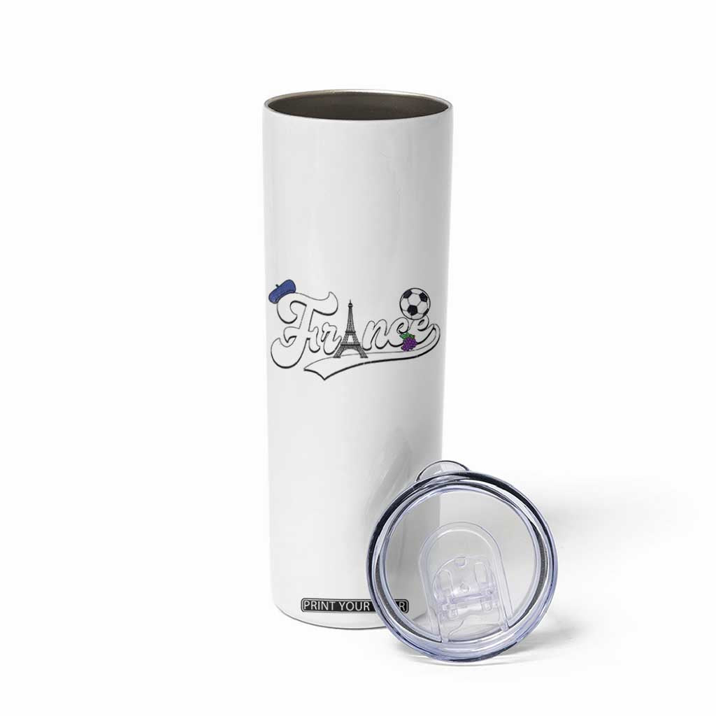 France Soccer Supporter Skinny Tumbler Game Day French Football Gift TS12 Print Your Wear