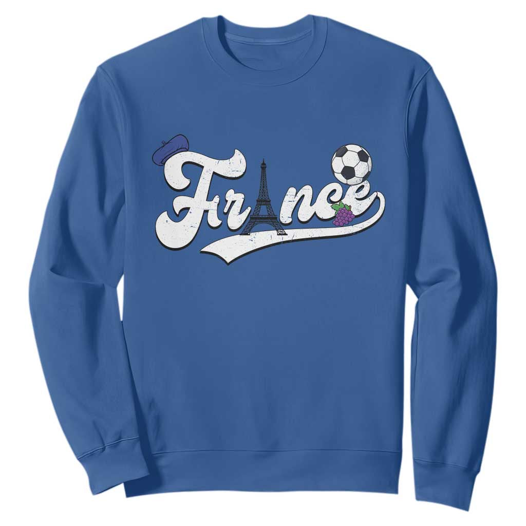 France Soccer Supporter Sweatshirt Game Day French Football Gift TS12 Royal Blue Print Your Wear