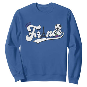 France Soccer Supporter Sweatshirt Game Day French Football Gift TS12 Royal Blue Print Your Wear