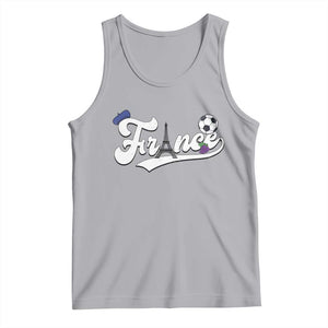 France Soccer Supporter Tank Top Game Day French Football Gift TS12 Athletic Heather Print Your Wear
