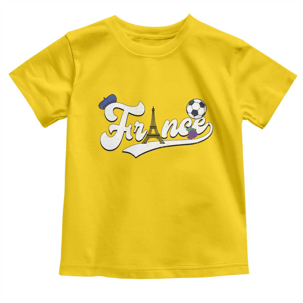 France Soccer Supporter Toddler T Shirt Game Day French Football Gift TS12 Daisy Print Your Wear